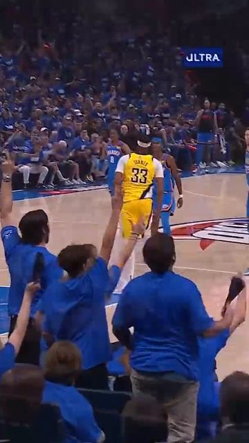 Caruso three-ball created by great passing from OKC!