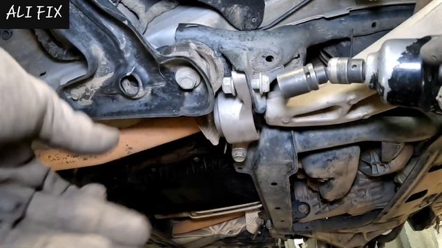 замена нижнего рычага управления - тормозной диск ... dod
