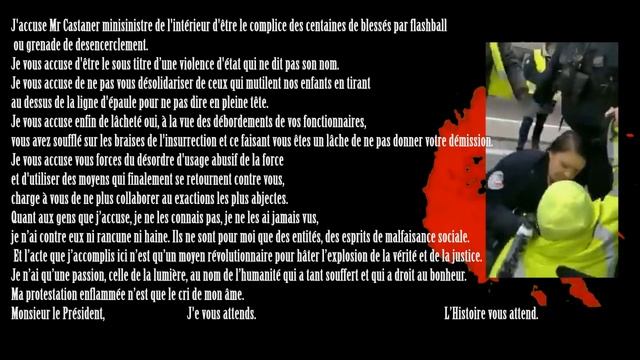 JACCUSE - STOP Violences policières _ Blessés Gilets Jaunes