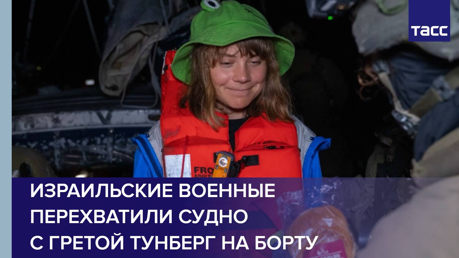 Израильские военные перехватили судно с Гретой Тунберг на борту