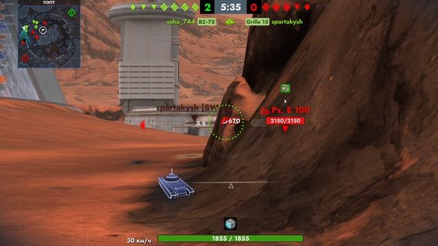Tanks Blitz. Т-100 ЛТ (10)