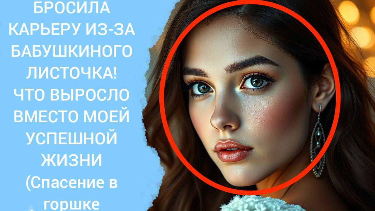 БРОСИЛА КАРЬЕРУ ИЗ-ЗА БАБУШКИНОГО ЛИСТОЧКА! ЧТО ВЫРОСЛО ВМЕСТО МОЕЙ УСПЕШНОЙ ЖИЗНИ