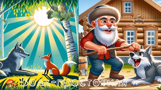 Волк-простофиля  ВИДЕО СКАЗКА ДЛЯ ВСЕХ