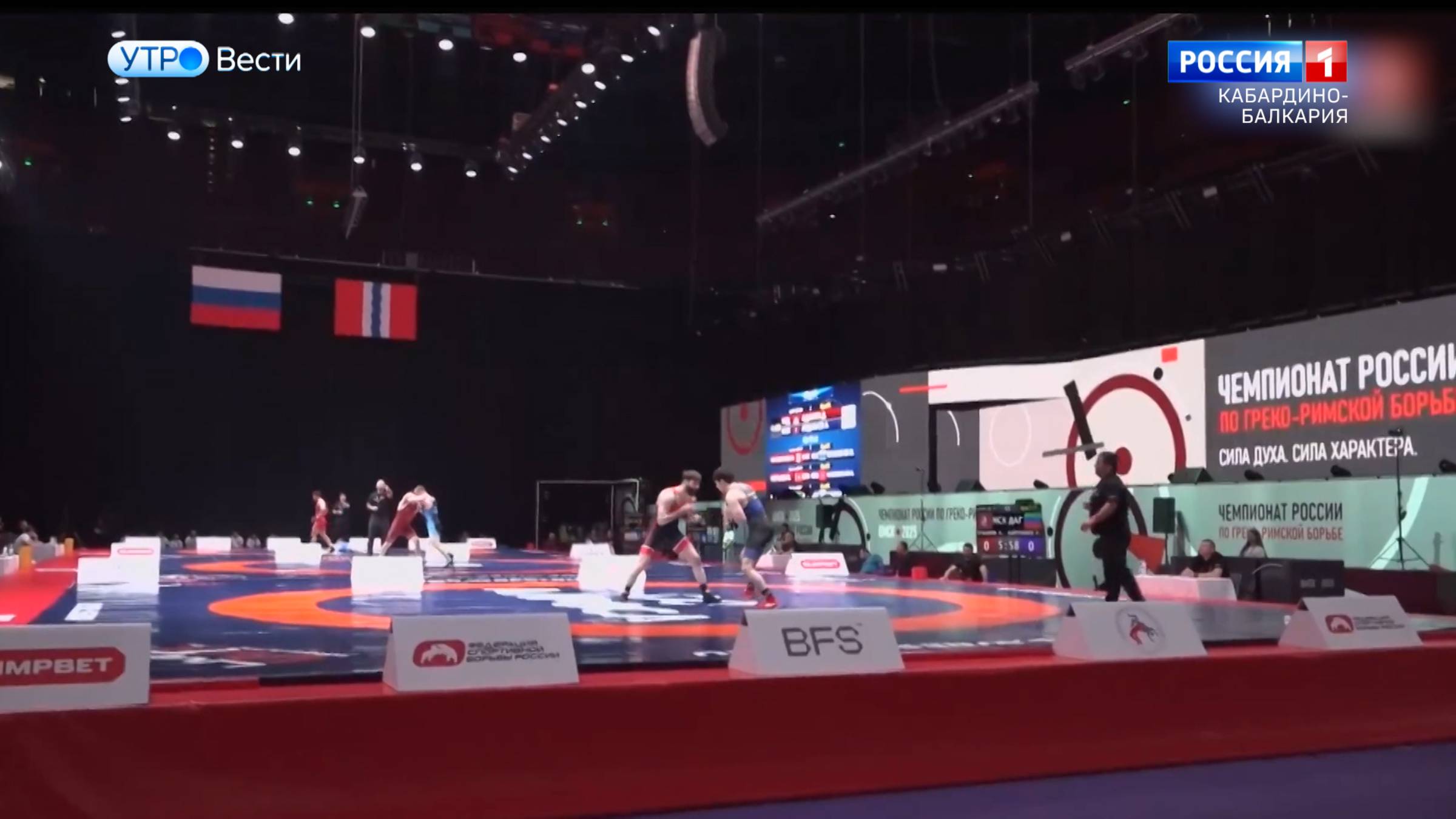 Спортсмены из КБР завоевали награды на Чемпионате России по греко-римской борьбе
