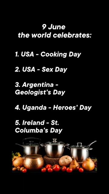 9 June the world celebrates #holiday #happy #popular #june