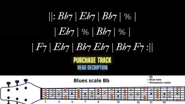Dynamic Slow Blues Backing Track in Bb