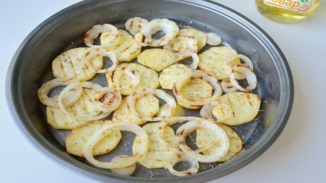 Гратен с кабачками гриль