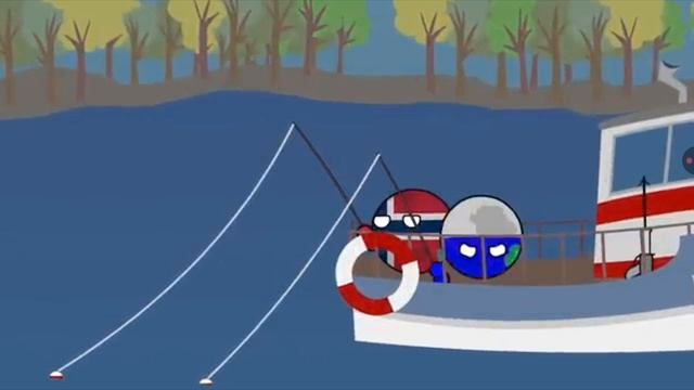 смотрим зомби шары countryballs Норвегия помогает России