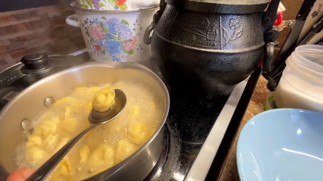 Итальянские пельмени prosciutto crudo из Хамона
