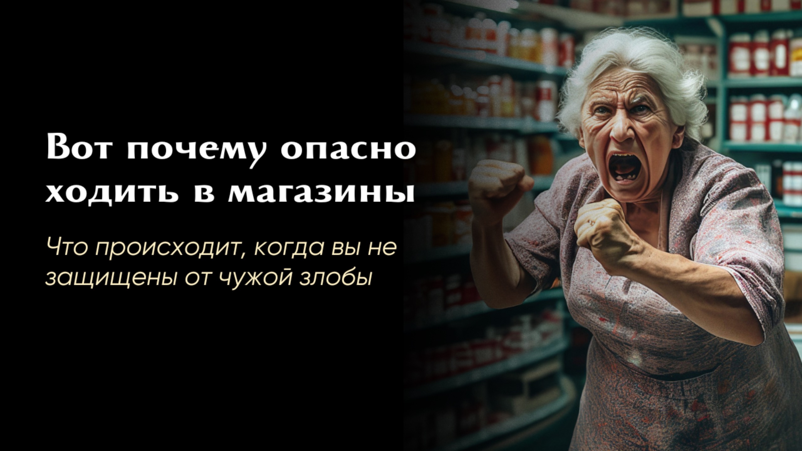 ПОЧЕМУ ОПАСНО ХОДИТЬ В МАГАЗИНЫ