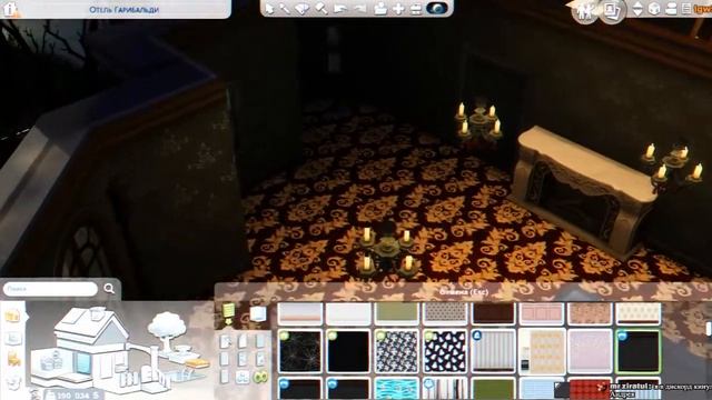 Ночной стрим SIms 4 стройка - Отель для вампиров Часть 2