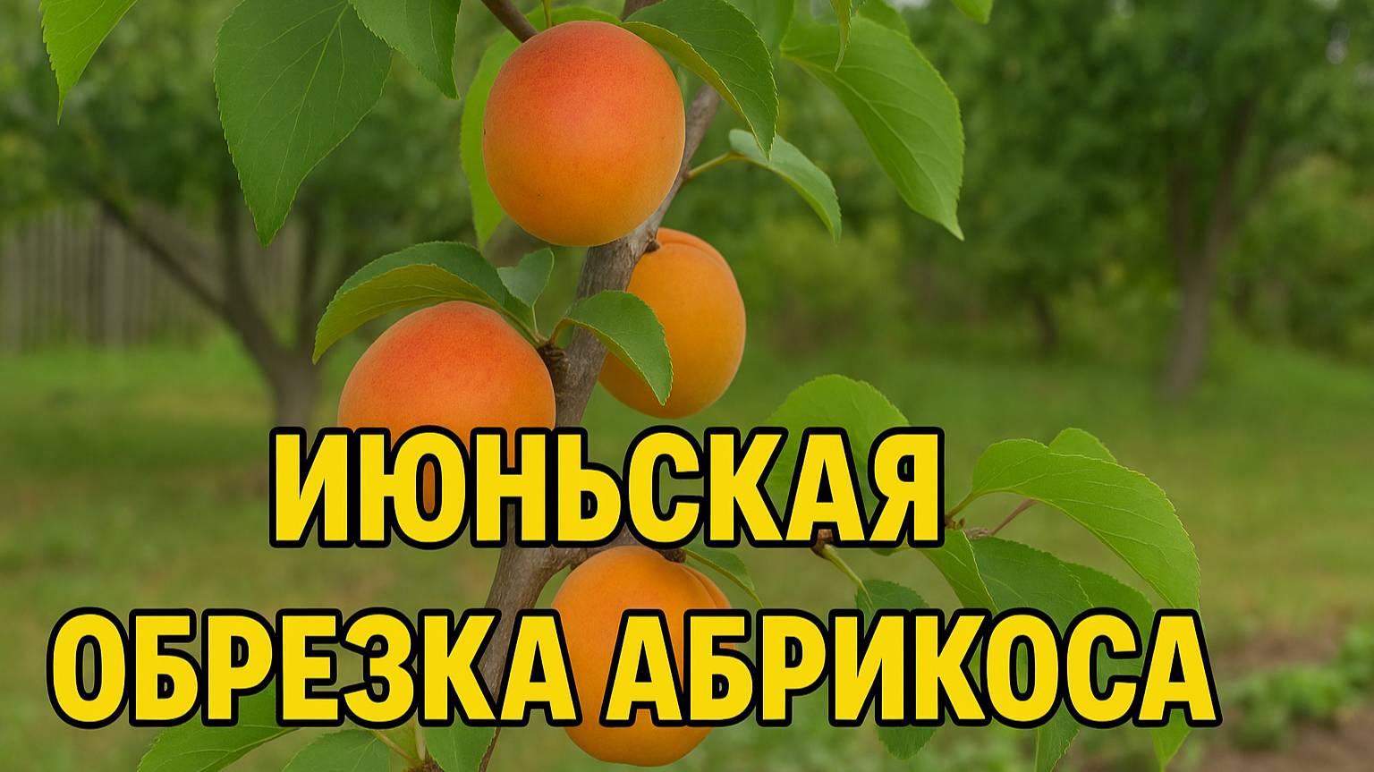 Обрезка абрикоса в июне — секрет летнего урожая, о котором молчат!