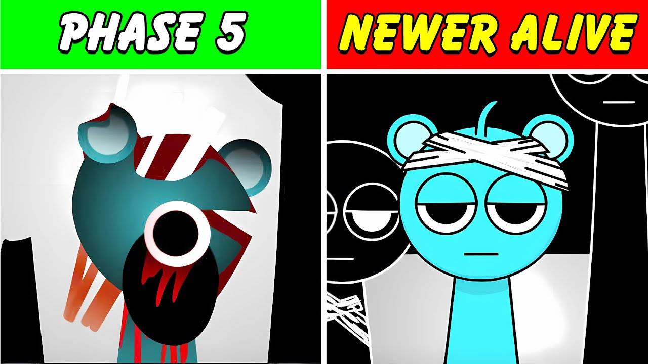 Incredibox Sprunki_ Спрунки 5-й фазы, но более новые, Живые (Новый мод)