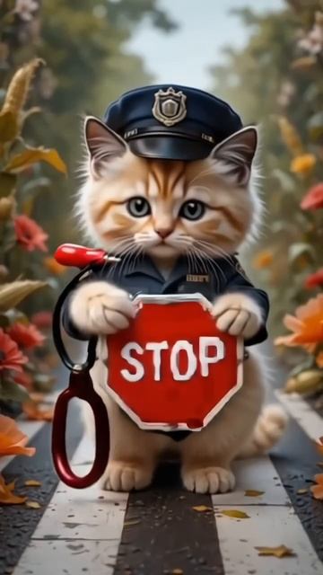 Котик из нейросети для детей