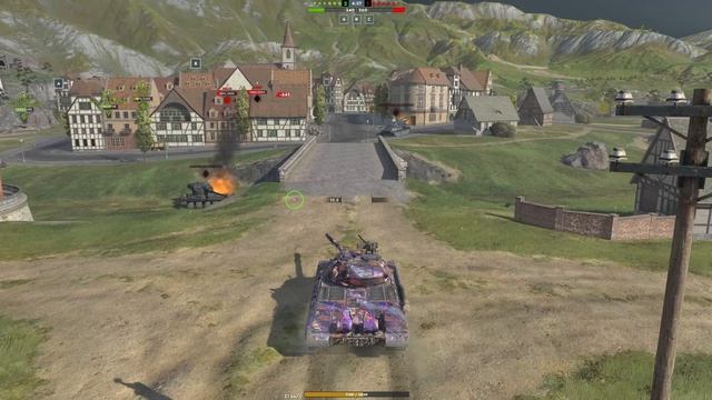 Бой на тт 9 лвл, tanks blitz, wot blitz, wot, вот блиц