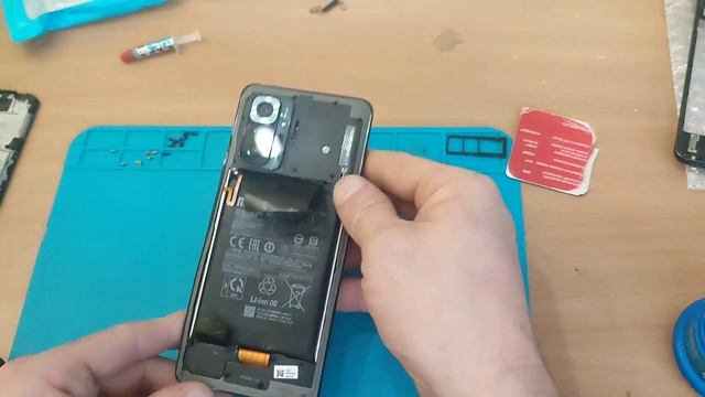 Замена экрана на телефоне redmi note 10pro #ремонттелефона #not