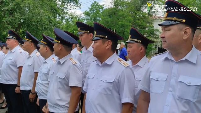 Открытие памятника министру внутренних дел Калмыцкой АССР Владимиру Илишкину