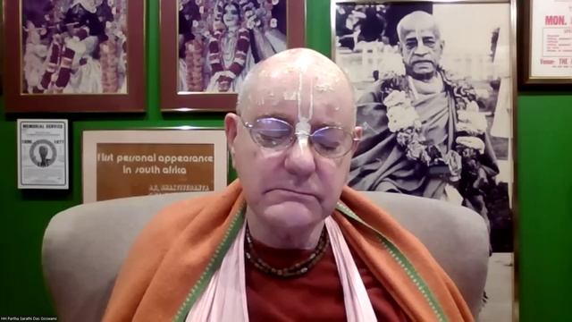 Его Святейшество Партха Саратхи Дас Госвами. Встреча с учениками