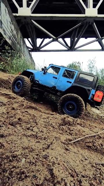 RC Trophy Jeep Wrangler JK Rubicon 1/10 #rctrophy #rcoffroad #rccar