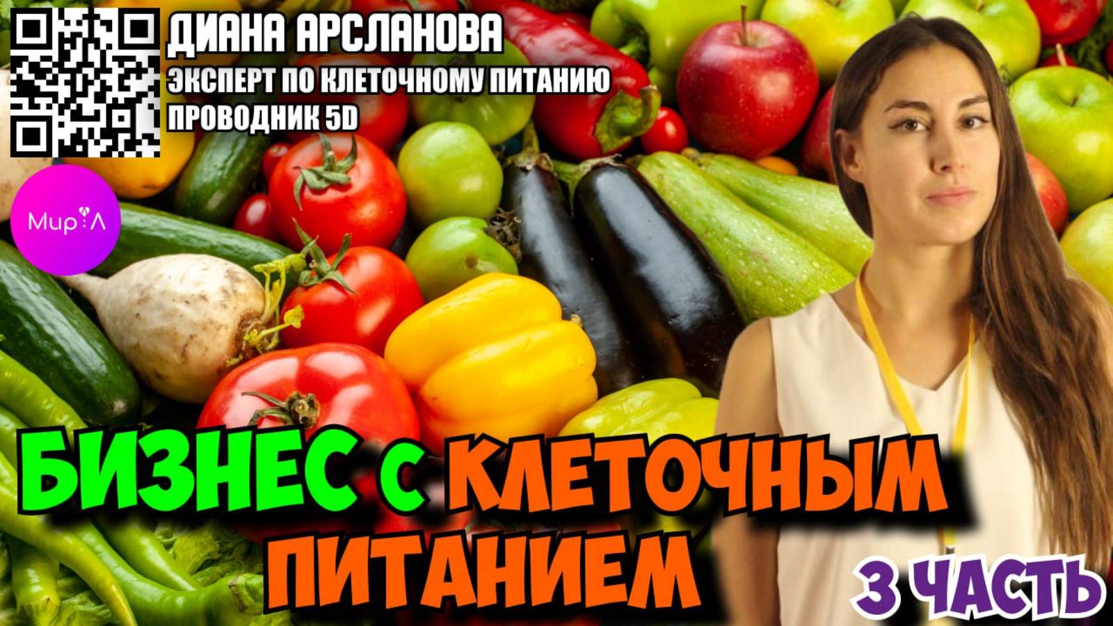 Диана Арсланова. Бизнес с клеточным питанием . Часть 3.