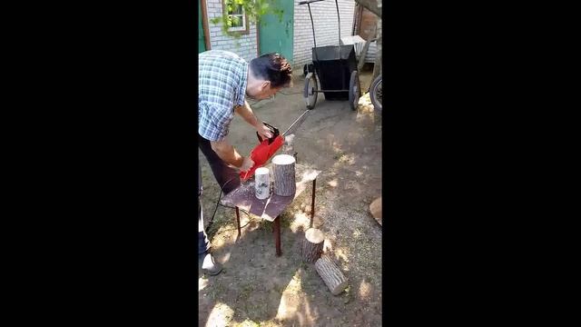 Делаем финскую свечу