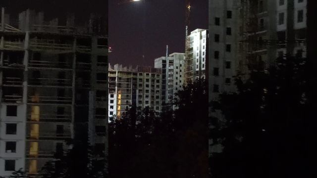 Ночная стройка