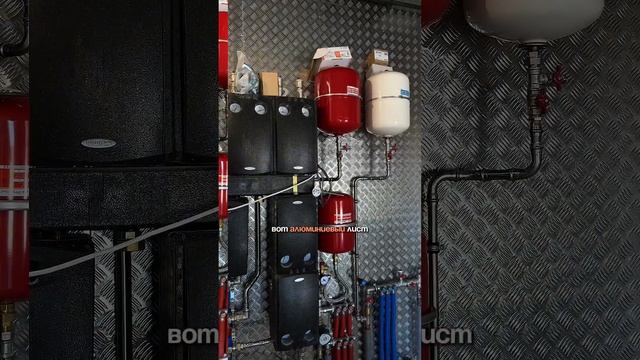 Отделка стен в котельной