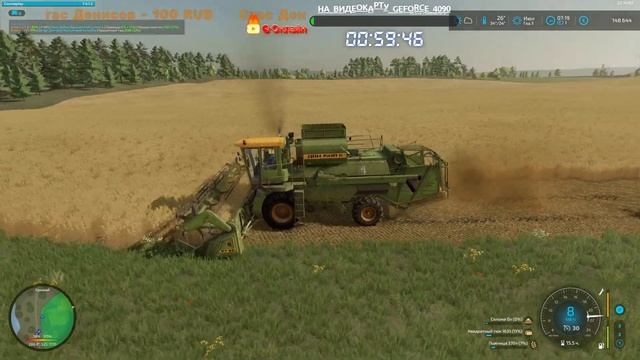 Farming Simulator 22...... Совхоз Заря.... #90 Уборочная....