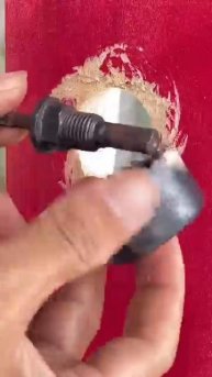 Great tips for using a wood hole saw. #diy