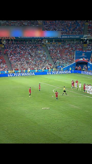 Ronaldo s FreeKick vs Spain + Arabic Commentary 🤩