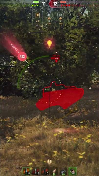 FV4005 Stage II - Красивые Ваншоты и Пробития! #wot #worldoftanks #миртанков #shorts