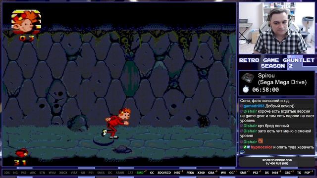 Spirou Sega Genesis Longplay Прохождение