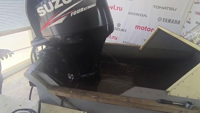 Запуск двигателя Suzuki DF60A