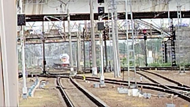 6 июня 2025 г. Двойной Высокоскоростной Электропоезд Сапсан ЭВС1-12+ЭВС1-06 Обухово