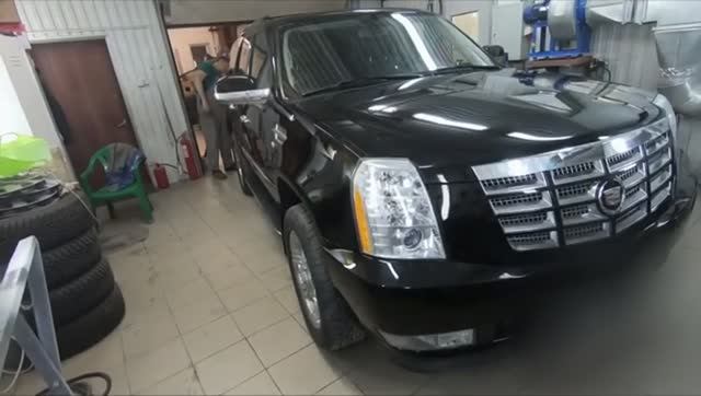 Полный покрас кузова Cadillac Escalade