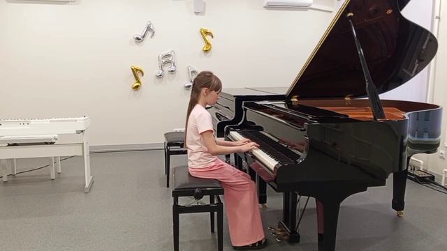 Ю.Весняк, "Сонатина". Аницаева Прасковья, 2 кл.