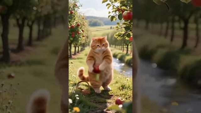 Котик - садовник