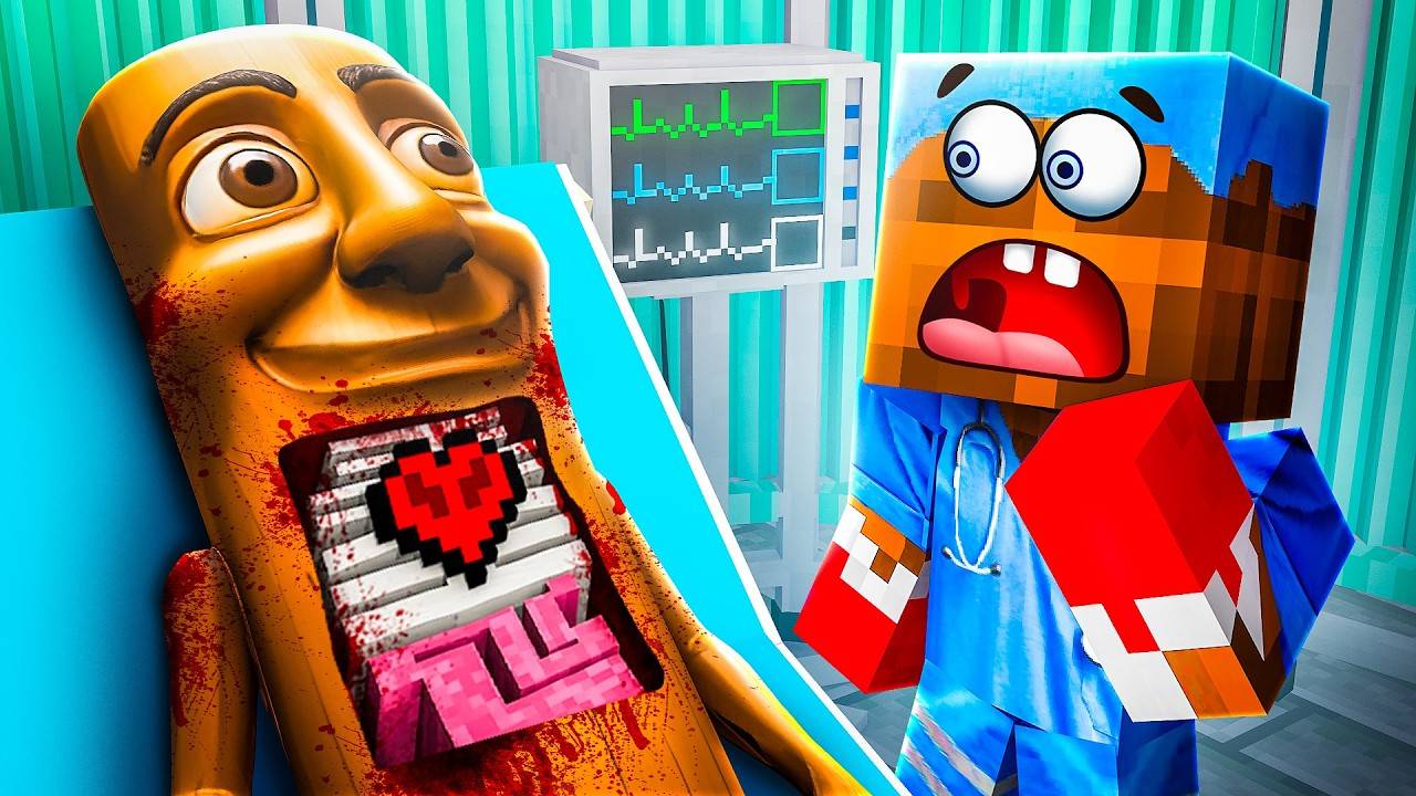 😱 ЧТО СЛУЧИЛОСЬ С ТУНГ ТУНГОМ？! ЕМУ НУЖНА ОПЕРАЦИЯ! МАЙНКРАФТ