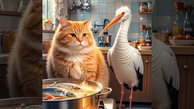 Рыжий котик негодяй