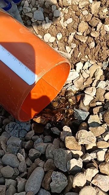 4 часть. Первая проба, льем воду в трубу. Проверяем слив