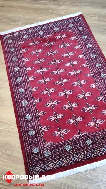 Ковер шерстяной 0,93х1,47 Pakistan Jaldar Excl. Butterfly red