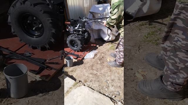 Сборка мотоблока Рысь! Сбылась мечта идиота! #рысь #мечта #сборка