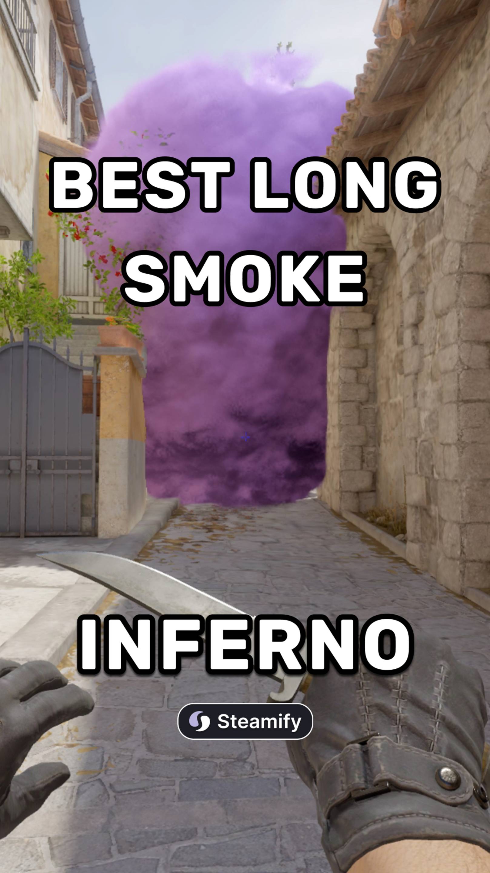 Лучший Smoke на лонг INFERNO в cs2 (Steamify)