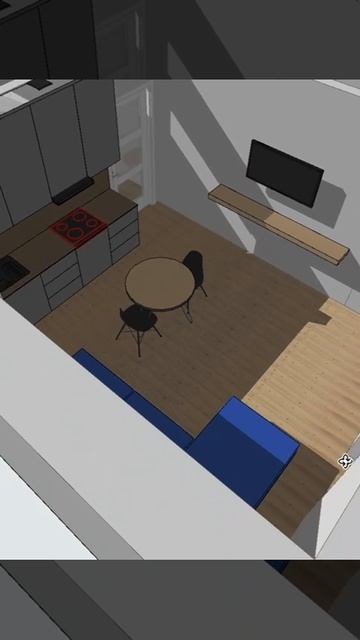 2 к квартира студия
