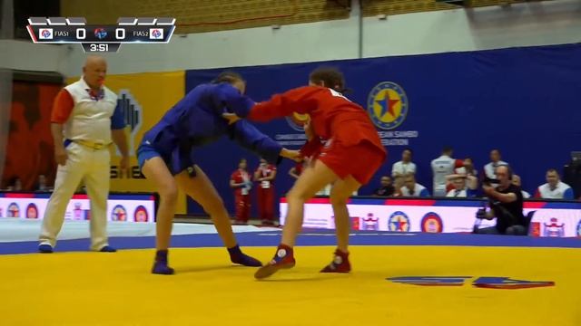 ZALETINA (FIAS 1) vs MINCHENIA (FIAS 2). EUROPEAN YOUTH AND JUNIOR SAMBO CHAMPIONSHIPS 2024