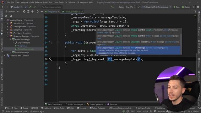 38. Timed log entries