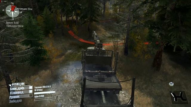 Spintires: MudRunner • Прохождение ➣ Карта Болото # 4. Едем за бр