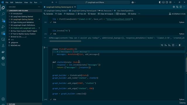 31 - Your First LangGraph Code with Ollama Part 3
