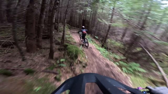 Trying to keep up with some Squamish 12 years old shredders!