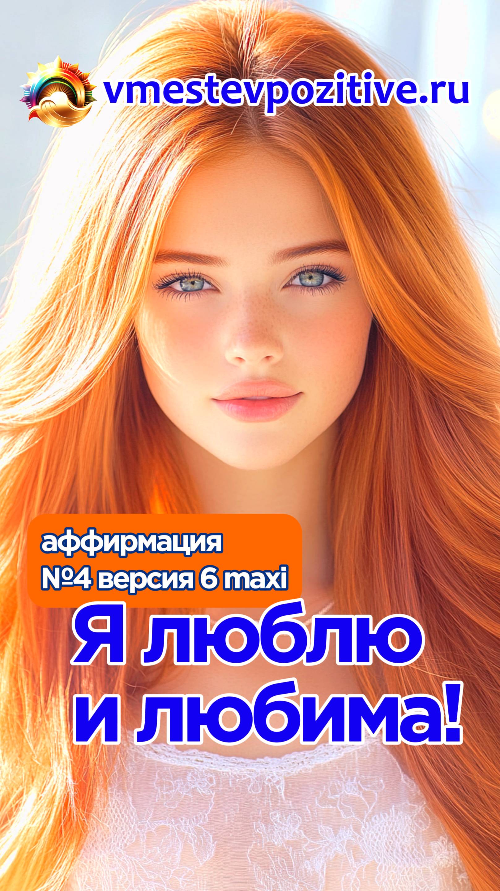 Affirmation. Female. №4. Я люблю и любима! (v6) 
Автор текста: Наталья Зарянова